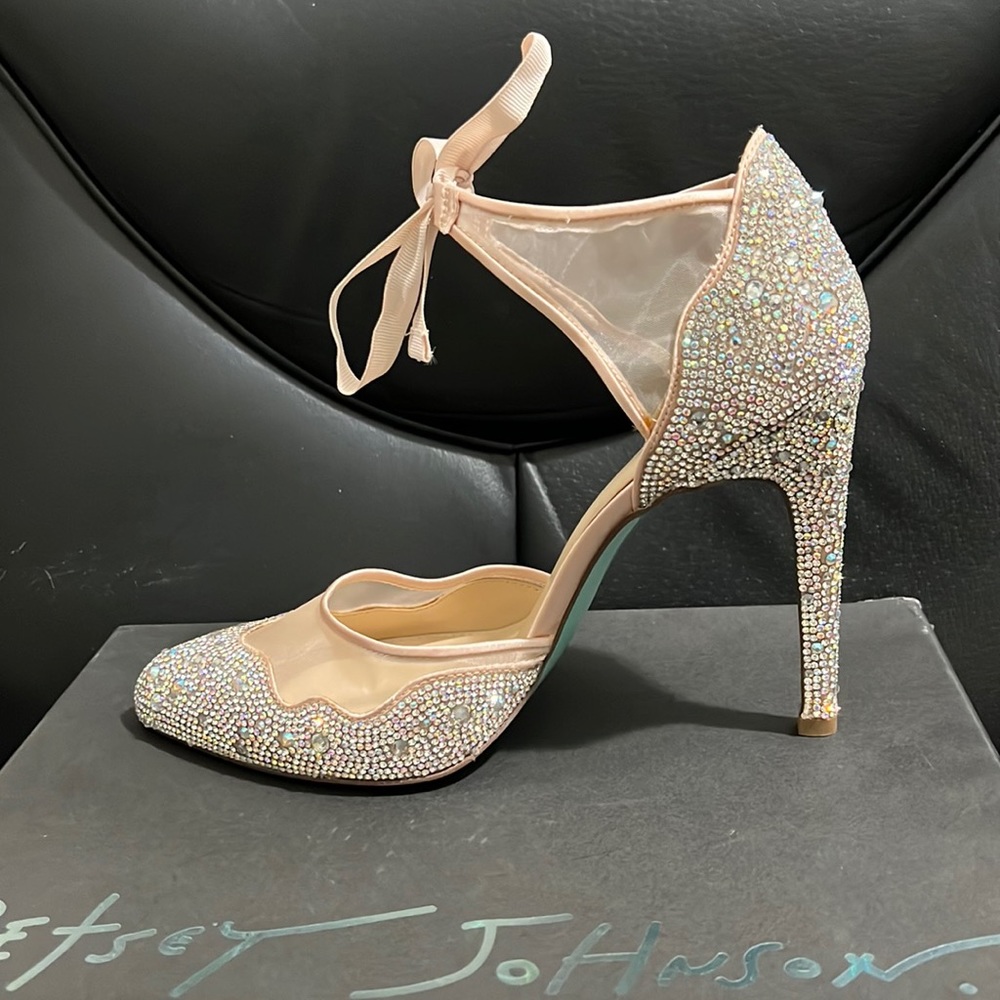 Wishes Come True In Betsy Johnson Brilliant Champagne Pumps!
